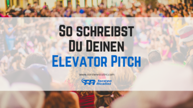 Elevator Pitch schreiben