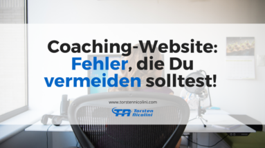 Coaching-Website-Fehler